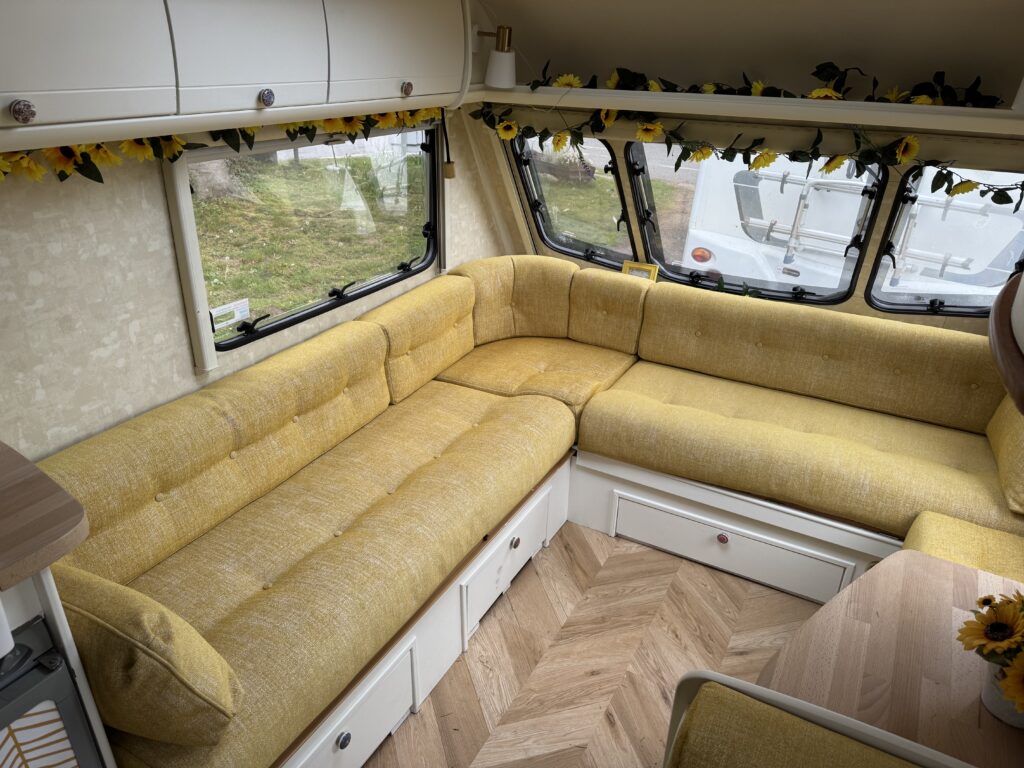 caravan re-upholstery service to transform your van